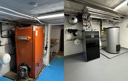 Austausch Öl heizung gegen Wärmepumpe  © David Halef Haustechnik